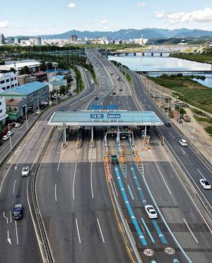 대전시, 대전천변도시고속화도로 상습 통행료 미납차량 단속 강화