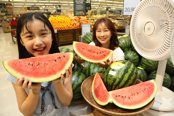 이마트가 수박, 선풍기 등 대표적인 여름상품에 대한 수요가 증가하자 이를 할인 판매하는 이벤트를 기획했다.(사진=이마트)