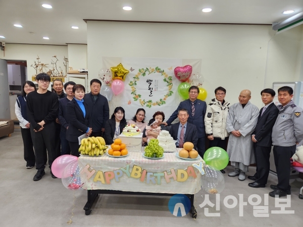 태백시 문곡소도동, 12월 28일 백일 맞은 아기 축하 행사 (사진=태백시 제공)