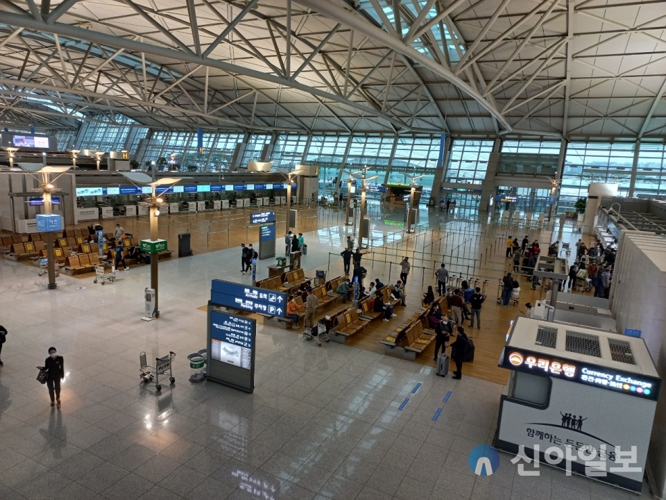 인천시 중구 인천공항 출국장. (사진=신아일보DB)