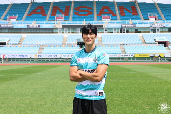 김우빈 선수 (사진=안산그리너스FC)