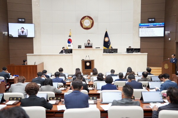 용인시의회, 제288회 제2차 정례회 개회(사진=용인시의회)