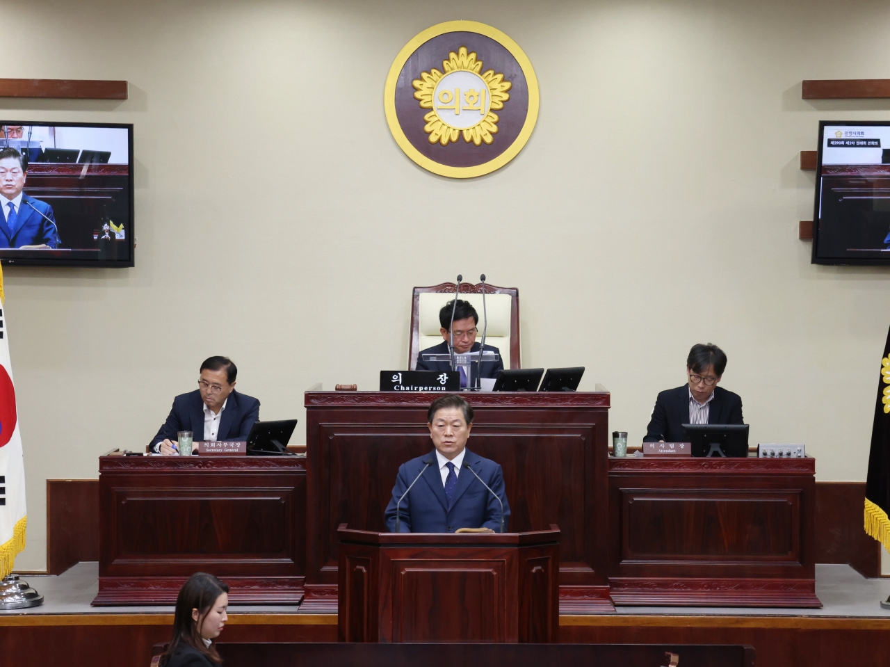 박승원 시장 “재정위기에도 지속가능한 도시발전 멈추지 않겠다”(사진=광명시청 제공)