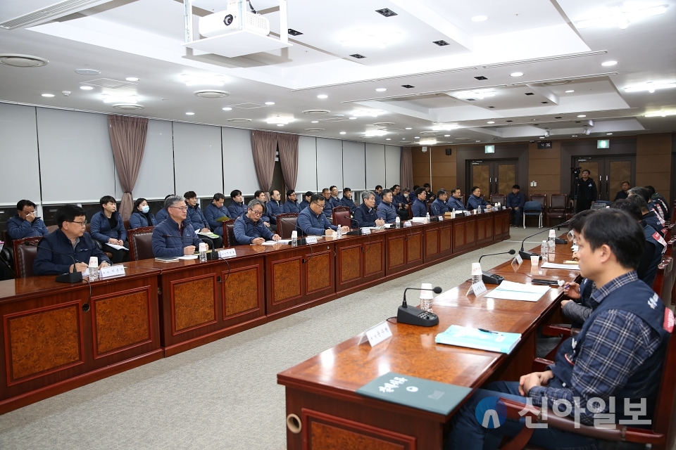 6일 새벽 서울교통공사 노사 임단협 현장. (사진=서울교통공사)