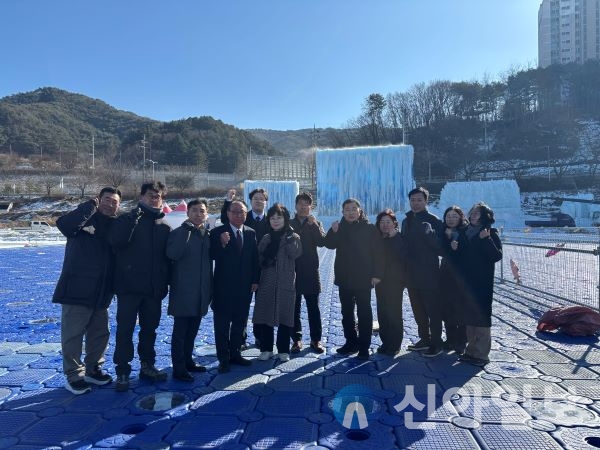 홍천군의회 '제13회 홍천강 꽁꽁축제' 사전 점검 실시